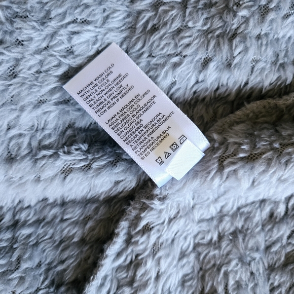 Carole Hochman Women's Gray Long Plush Robe Wrap Belted Tie Closure Size Large - Picture 11 of 11